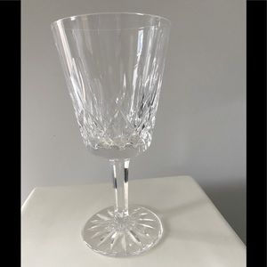 Vintage Waterford Crystal Hand Cut Stemware Water Goblet in the pattern Lismore